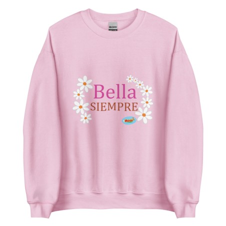Sudadera mujer rosa BELLA SIEMPRE - MELOSÍN